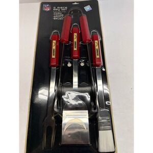 NFL San Diego Chargers 4 Piece BBQ Grill Set Stainless Steel Siskiyou Sports NEW